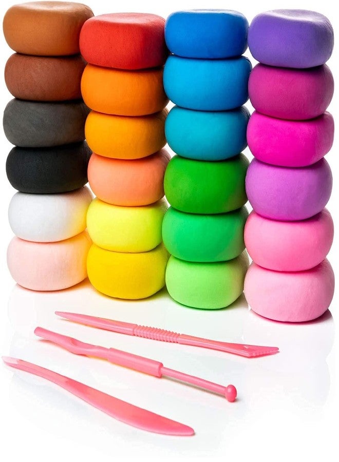 ECLET مجموعة إيكليت المكونة من 12 لونًا من طين التشكيل البوليمري الخفيف الذي يجف في الهواء - خفيف للغاية، ناعم، سهل التشكيل، ألعاب تعليمية إبداعية يدوية - Image 1